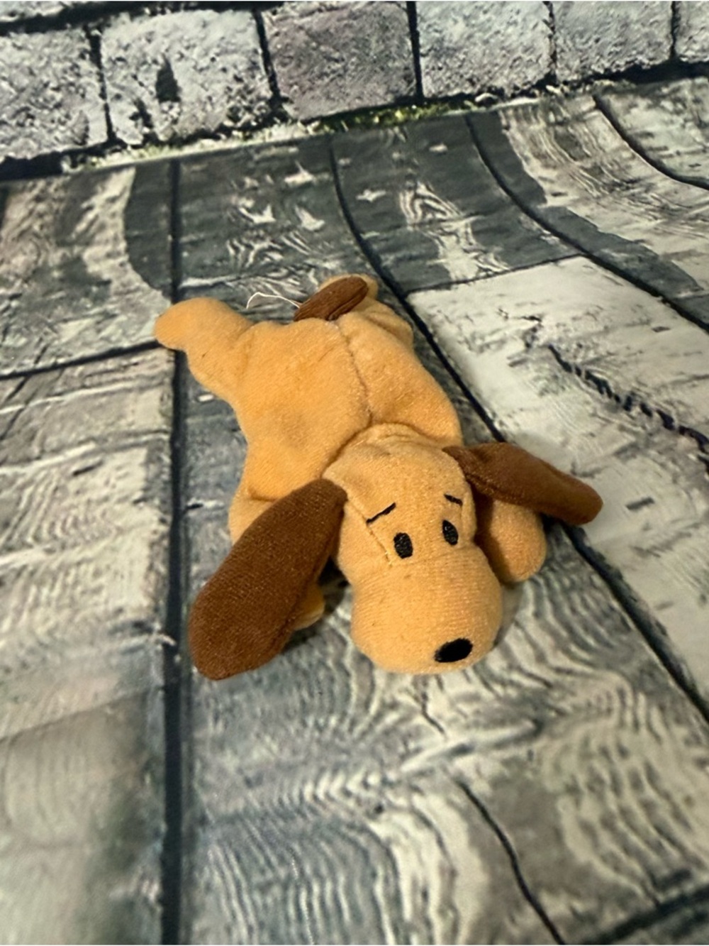 Vintage 1998 McDonald’s TY Beanie Babies “Bones” The Dog 5.5” Toy (TYMC-07)